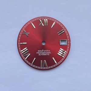 Montre numérique arabe série NH35 avec motif soleil littéral nouveaux accessoires boîtier en acier inoxydable 28.5mm mouvement NH35 - Product Image 4