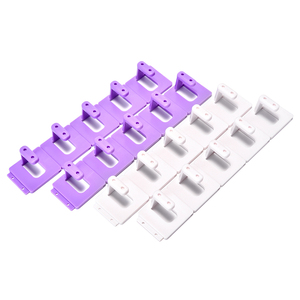 KADS Kit d'entraînement et de présentation pour nail art, support amovible en plastique pour faux ongles, cadre d'entraînement pour la formation en manucure - Product Image 1