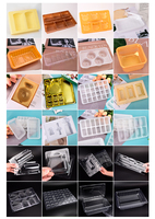 Barquette alimentaire en plastique PP de qualité alimentaire, petite barquette pour raviolis surgelés, barquette en plastique jetable, barquette en plastique blister