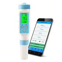 Testeur de qualité de l'eau TDS/TDS/température professionnel, appareil à dents bleues, testeur numérique, pour piscine, nouveau modèle,