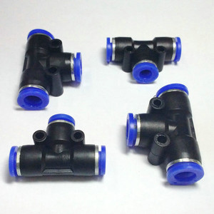 Pièces pneumatiques du fabricant, raccords rapides PU8, raccords de tuyauterie PE6, contrôle de vitesse LSA10, déflecteur PM4, réducteur PG16-12 - Product Image 3