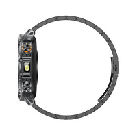Nouveautés directes d'usine : Montre connectée robuste AK87 avec écran TFT HD de 1,7 pouces, batterie de 1000 mAh, étanche IP68, appels Bluetooth, lampe de poche et plus de 100 modes sportifs