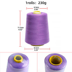 Fil à coudre 402 en polyester 100 %, haute ténacité, teint, <span class=keywords><strong>grand</strong></span> rouleau <span class=keywords><strong>de</strong></span> 8000 yards, pour la couture domestique et artisanale, disponible en plusieurs couleurs, vente directe - Product Image 3