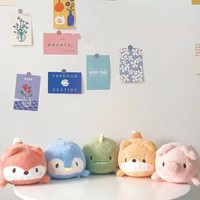 Peluche Renard Mignon, Peluche Kawaii Shiba Inu, Peluche Pingouin, Peluche Rose, Jouets pour Bébé, Peluche Animale Super Douce