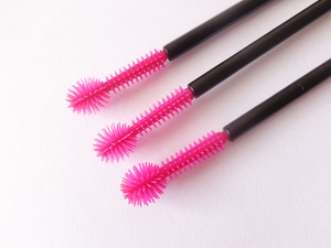 Brosse à mascara en silicone cosmétique, applicateur de mascara en silicone, brosse à cils en silicone - Product Image 5