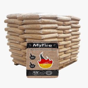 Pellets de Biomasa, Pellets de Madera de Pino de 6 mm, A1 / Origen Ucrania (UA), 100% Natural, Forma de Barra, Ceniza 0.3%, Humedad 8%, para Calefacción - Product Image 4