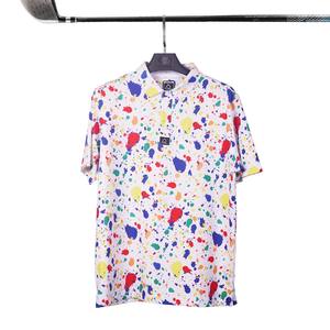 เสื้อโปโลใส่เล่นกอล์ฟผ้าสแปนเด็กซ์ระบายอากาศได้ดีผ้าโพลีเอสเตอร์88ชิ้นออกแบบโลโก้ได้ตามต้องการ - Product Image 2