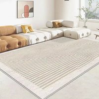 Tapis de Luxe Style Simple, Moquettes de Salon Douces Antidérapantes, Décoration d'Intérieur Luxueuse, Tapis Personnalisé