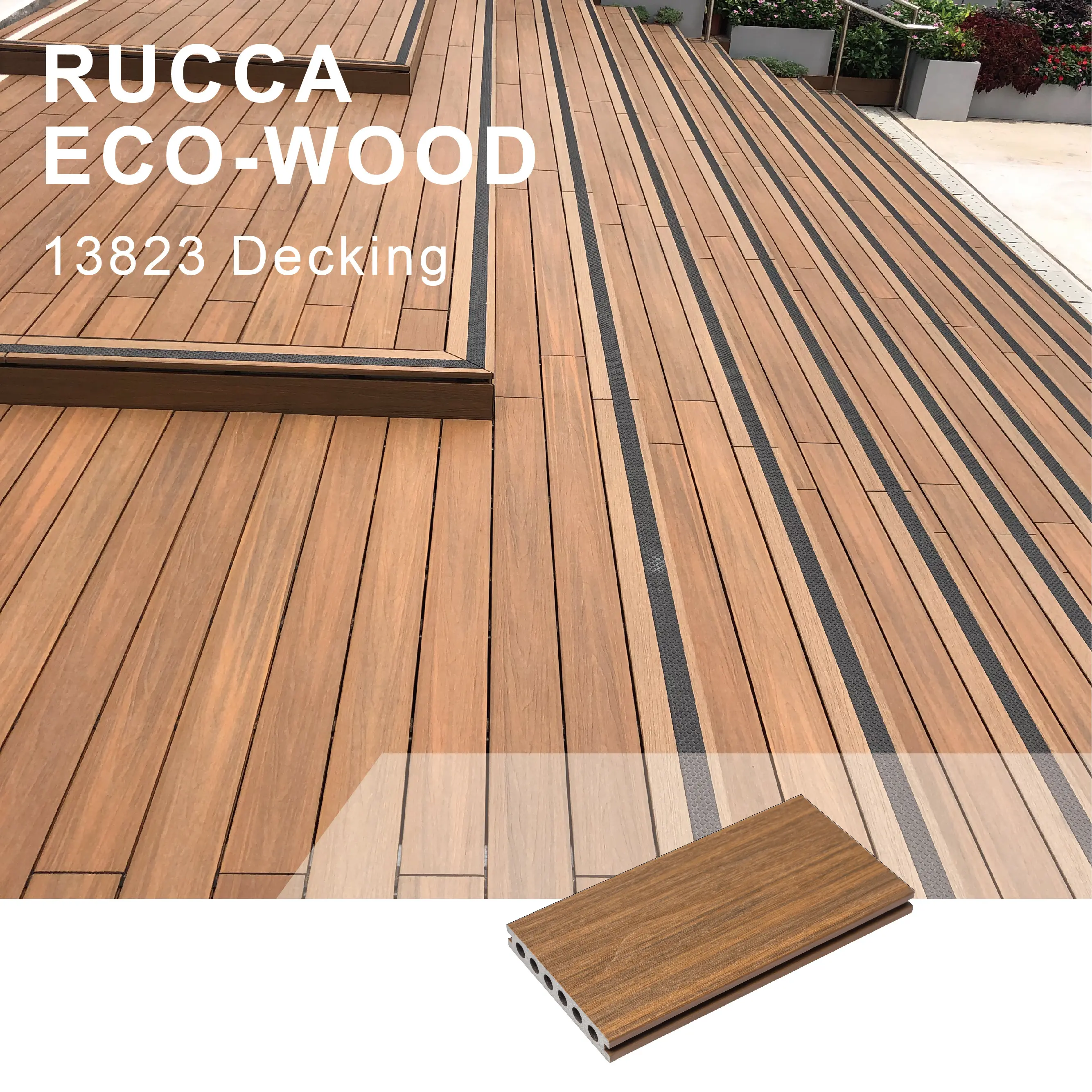 Nuovo Co-estrusione Wpc Decking