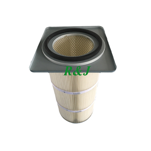 Cartucho de filtro de aire con revestimiento en polvo <span class=keywords><strong>Gema</strong></span> de repuesto para colector de polvo, revestimiento de tóner Industrial, filtro de poliéster y polvo de aluminio - Product Image 1