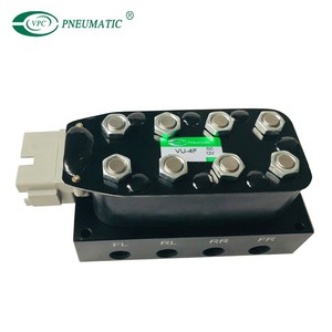 Bloque de válvula solenoide de suspensión de suspensión neumática VU4 1/4 3/8 Colector VU4 - Product Image 2