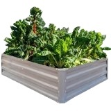 Jardinière rectangulaire moderne et écologique pour plantes, fleurs, légumes, pour cour, balcon, toit