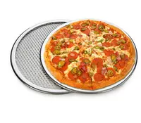 Baki Panggang Logam Pizza Layar Pizza Aluminium