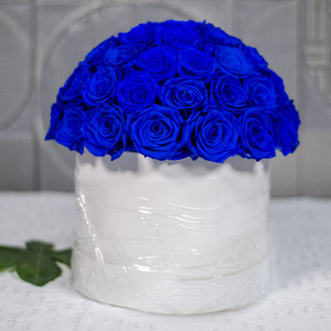 <span class=keywords><strong>Rose</strong></span> Immortali di Lusso in Confezione Rotonda, Fiori Conservati Fatti a Mano per la Festa della Mamma, Scatole Regalo di Alta Qualità Personalizzate - Product Image 2