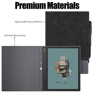 Funda Magnética Premium de PU para Tablet <span class=keywords><strong>Onyx</strong></span> <span class=keywords><strong>Boox</strong></span> Note <span class=keywords><strong>Air</strong></span> 5 <span class=keywords><strong>C</strong></span> 10.3 2025, Diseño Elegante Tipo Libro con Hebilla para Lápiz - Product Image 5