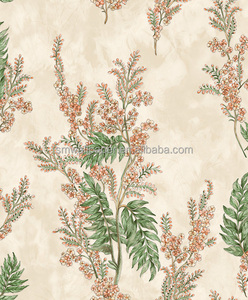 Papel tapiz de Pvc moderno y elegante, vinilo clásico tradicional, revestimiento de paredes lavable, papel tapiz de hojas de plantas impermeable 3D para Decoración - Product Image 6