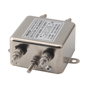 ฟิลเตอร์กรองสัญญาณรบกวน Anzhou EMI รุ่น AN-10A4B23B 250VAC 10A พร้อมใบรับรอง CE สำหรับลดสัญญาณรบกวนในสายไฟ - Product Image 2