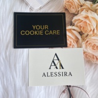 Tarjeta de Felicitación de Lujo con Logotipo Personalizado, Tarjeta de Agradecimiento, Impresión Offset, Estampado en Oro, Barnizado Mate, para Ocasiones Festivas, Papel