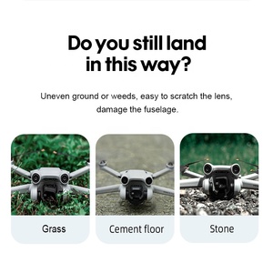 STARTRC قابل للطي سريع التثبيت فعال لزيادة الارتفاع واقية معدات الهبوط الأكثر أمانًا لـ DJI Mini <span class=keywords><strong>3</strong></span> Pro لملحقات الطائرات بدون طيار - Product Image 2
