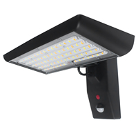 Lampe LED solaire moderne étanche 6500K Lampe murale solaire de décoration Lumière solaire LED Capteur PIR Montage mural extérieur
