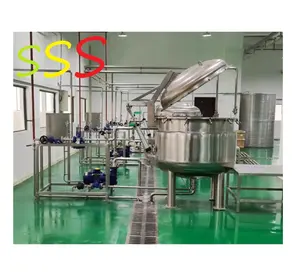 Máquinas industriais de processamento de frutas, linha de processamento de produtos de fruta e bebidas