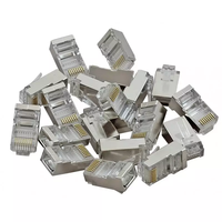 Conector RJ45 Cat6 8p8c Modular, Conector FTP, Conector Ethernet RJ45 Cat6 Cat 6 FTP