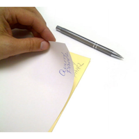 Papier autocopiant sans carbone, format lettre 8 1/2" x 11", blanc, 2500 feuilles, carton, papier autocopiant 2 plis NCR, papier continu