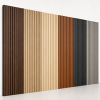 Panneaux muraux en composite bois-plastique (WPC) de haute qualité, classiques, modernes, imperméables, à rainures, pour la décoration intérieure des maisons