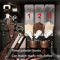 Machine à café expresso en libre-service, brassage rapide, 3 grands réservoirs de poudre, paiement par pièces multi-pays, direct usine, OEM