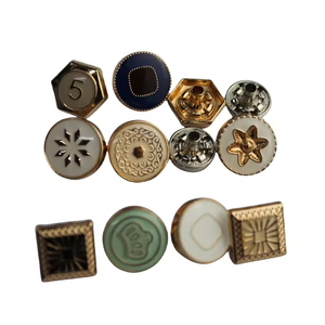 Boutons pression en métal en alliage de zinc durables Décorations de vêtements lavables écologiques pour jeans et manteaux Placage de <span class=keywords><strong>cuir</strong></span> avec perles - Product Image 5