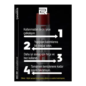 Removedor de Adhesivos Royalchem en Aerosol de 500 ml, Producto Profesional para el Cuidado del Automóvil - Product Image 5