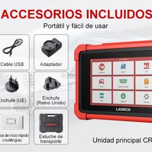 Escáner OBD2 LAUNCH CRP919 X con Pantalla de 7 Pulgadas, Control Bidireccional, Escáner de Diagnóstico para Automóviles con Actualización Gratuita de por Vida - Product Image 6