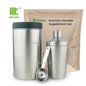 Bouteille <span class=keywords><strong>shaker</strong></span> en acier inoxydable 500 ml, bouteille <span class=keywords><strong>shaker</strong></span> pour protéines, mélangeur <span class=keywords><strong>de</strong></span> protéines en métal, bouteille <span class=keywords><strong>de</strong></span> sport, anti-fuite, logo personnalisé OEM - Product Image 4
