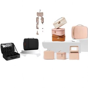 Free Sample Manufacturer Custom Logo Large Luxury Waterproof Premium <b>Hanging</b> Travel Shower <b>Wash</b> Toiletry <b>Bag</b> for Men Women - Product Image 3