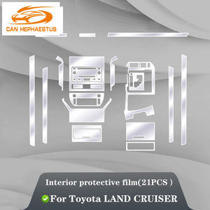 Pour Toyota Land Cruiser 2016-<span class=keywords><strong>2021</strong></span> console centrale intérieure de voiture combinaison de voiture <span class=keywords><strong>Invisible</strong></span> <span class=keywords><strong>film</strong></span> de protection TPU accessoires anti-rayures - Product Image 2