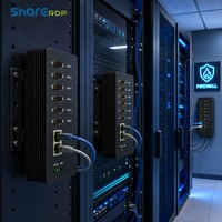 Sharerdp Core I5 11.ª Generación 1135G7 6 COM Doble Gigabit 128g SSD con VGA RS232 Red Integrada Mini PC Industrial Sin Ventilador