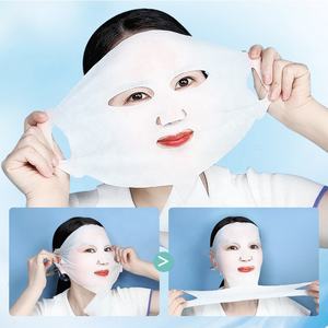 Masque facial 3D liftant avec boucles d'oreille, bio-collagène raffermissant, anti-affaissement, soin <span class=keywords><strong>de</strong></span> la <span class=keywords><strong>peau</strong></span> pour le visage et le cou, rajeunissant, OEM, étiquette privée - Product Image 3