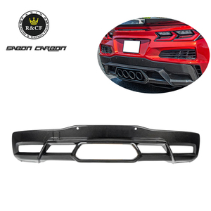 Produit phare 2023-25 pour <span class=keywords><strong>Chevrolet</strong></span> C8 Z06 Eray : Diffuseur de pare-chocs arrière style OE en fibre de carbone - Product Image 1