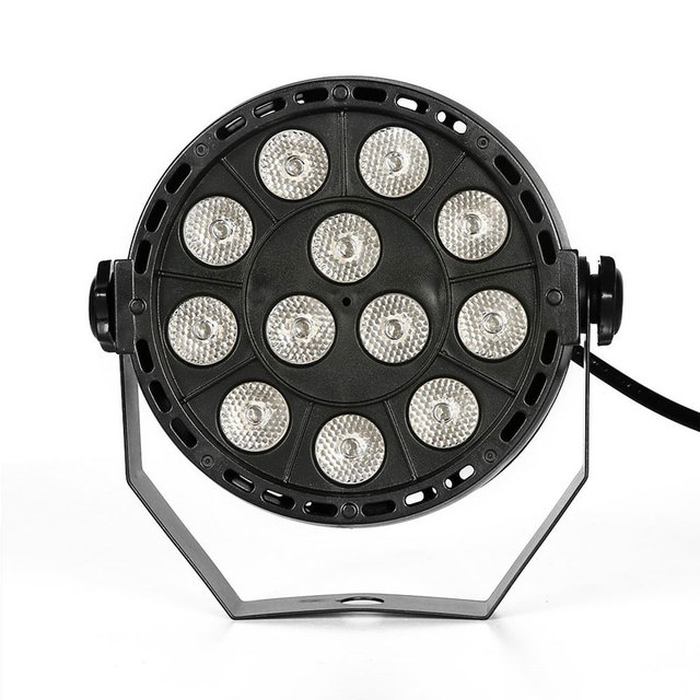 36W 12 LEDs DJ RGBW Mini  LED Par Can Disco Stage Light for Party Dj Club