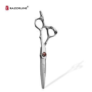 <span class=keywords><strong>AK19</strong></span> Japan Steel 440c Ciseaux de coiffure professionnels pour salon de coiffure professionnel - Product Image 1