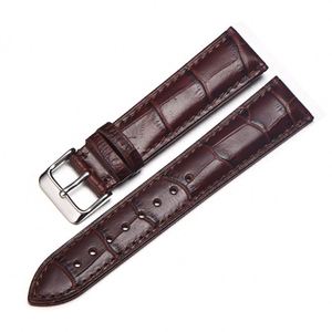 Patrón de bambú de marca de cuero genuino correa de reloj de repuesto reloj bandas correa para varios reloj de <span class=keywords><strong>la</strong></span> marca - Product Image 6