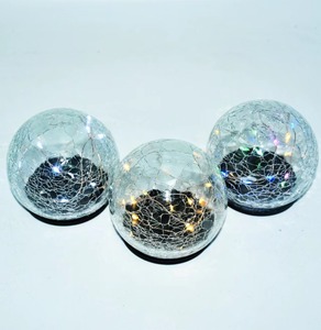 Nueva Lámpara Solar Empotrada con Efecto Craquelado, Lámpara de Ambiente de Cristal, Lámpara de Parque IP65, Decoración de Jardín, Lámpara de Paisaje - Product Image 3