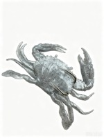 Leurre de pêche lumineux artificiel en forme de crabe bionique 18g/36g avec hameçon, simulation 3D, leurre souple pour crevettes de pêche en mer