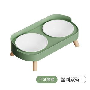 Atacado <span class=keywords><strong>Elevated</strong></span> Stainless Steel Double Cat <span class=keywords><strong>Dog</strong></span> Bowl - Anti-Tip Anti-Splash, Pescoço Proteção Food Water Set, Food-Grade - Product Image 5