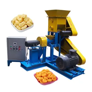 Preço de fábrica Puffed Snack Food Machine / Puffed Rice Machine Popper Pipoca Maker / Corn Puff Snack Machine