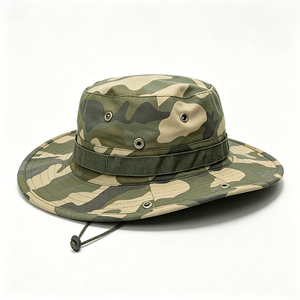 Chapeau Boonie personnalisé avec motif camouflage, large bord, protection UV, pour le sport, les voyages, la vie quotidienne, la chasse, la pêche, unisexe, adulte - Product Image 2