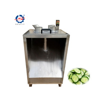 Machine à trancher automatique pour légumes, fruits, pommes de terre, oignons, plantains et bananes, moteur en acier inoxydable 304, capacité 300 kg/h