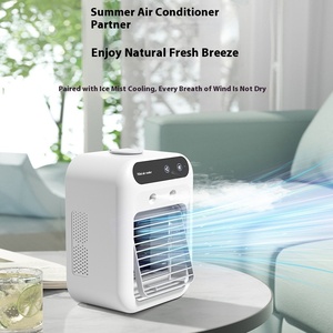 Ventilateur portable 3 en 1, climatiseur, humidificateur, ventilateur USB, refroidisseur <span class=keywords><strong>d</strong></span>'<span class=keywords><strong>air</strong></span>, humidification par brumisation <span class=keywords><strong>d</strong></span>'eau - Product Image 2