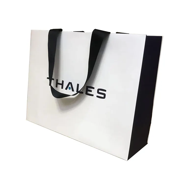 Custom jewelry box Fashion Your Own Logo Print Cosmetics Luxury Gift Shopping Paper Bags