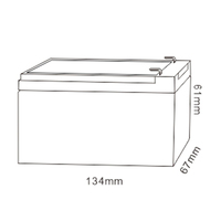 Mhb Ms3.5-12 20HR AGM VRLA recargable 12V 3.5ah batería de plomo para energía de respaldo de computadora